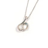 TIFFANY&Co. Necklace open wave Elsa Peretti Silver925 Silver Women Second hand