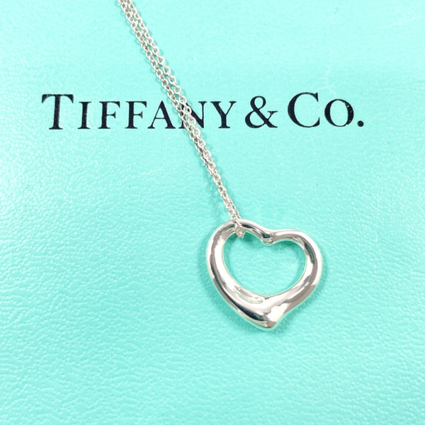 TIFFANY&Co. Necklace Elsa Peretti Open heart Silver925 Silver Women Second hand