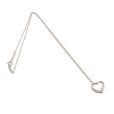 TIFFANY&Co. Necklace Open heart Elsa Peretti Silver925 Silver Women Second hand