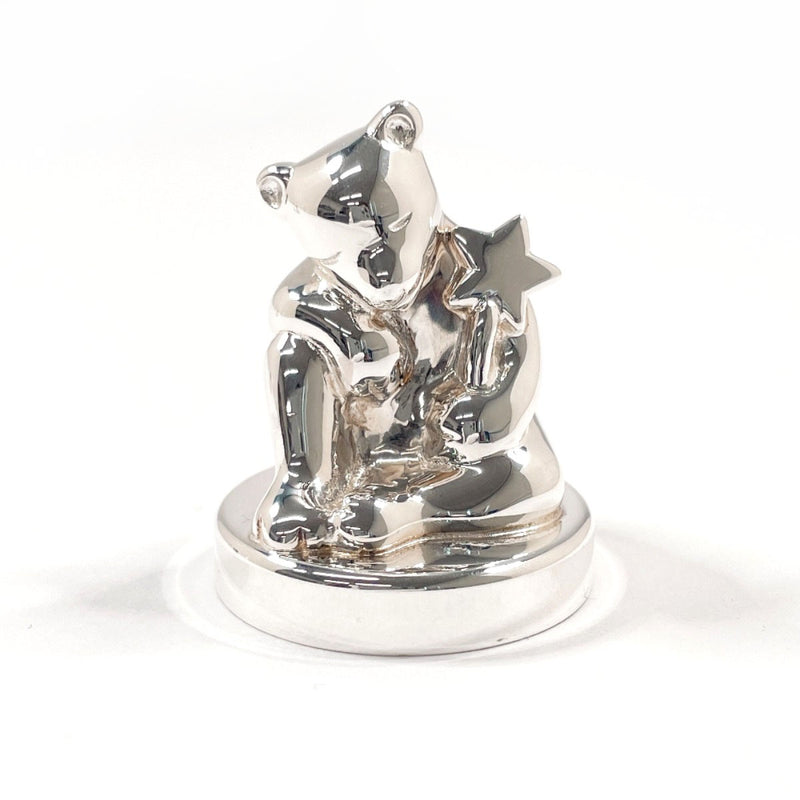 TIFFANY&Co. Other accessories Glove case Teddy bear Silver925 Silver unisex Second hand