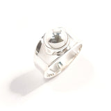 Georg Jensen Ring Silver925 #US 8 1/2 Silver mens Second hand