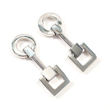 GUCCI cuffs Cufflinks Silver925 Silver mens Second hand