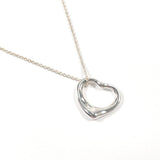 TIFFANY&Co. Necklace Open heart Elsa Peretti Silver925 Silver Women Second hand
