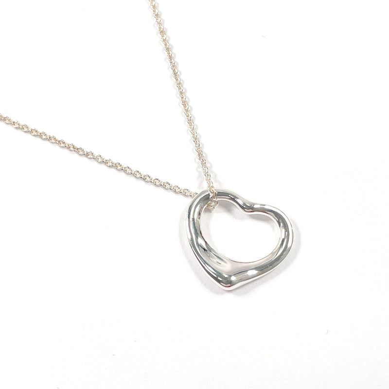 TIFFANY&Co. Necklace Open heart Elsa Peretti Silver925 Silver Women Second hand