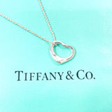 TIFFANY&Co. Necklace Open heart Elsa Peretti Silver925 Silver Women Second hand