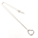 TIFFANY&Co. Necklace Open heart Elsa Peretti Silver925 Silver Women Second hand