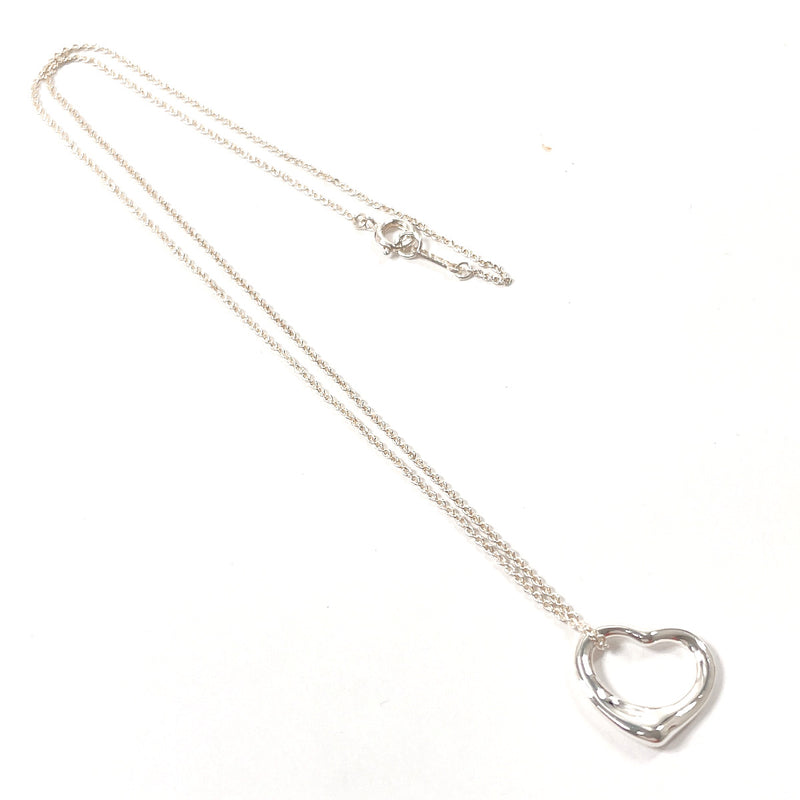 TIFFANY&Co. Necklace Open heart Elsa Peretti Silver925 Silver Women Second hand