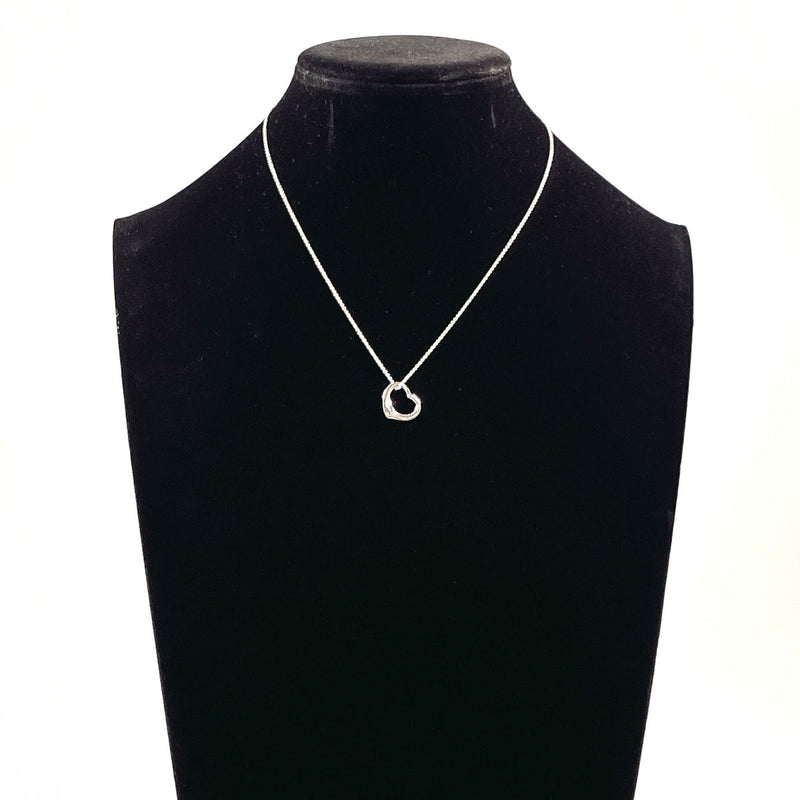 TIFFANY&Co. Necklace Open heart Elsa Peretti Silver925 Silver Women Second hand