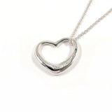 TIFFANY&Co. Necklace Open heart Elsa Peretti Silver925 Silver Women Second hand