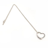 TIFFANY&Co. Necklace Open heart Elsa Peretti Silver925 Silver Women Second hand