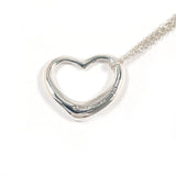 TIFFANY&Co. Necklace Open heart Elsa Peretti Silver925 Silver Women Second hand