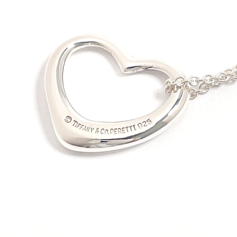 TIFFANY&Co. Necklace Open heart Elsa Peretti Silver925 Silver Women Second hand