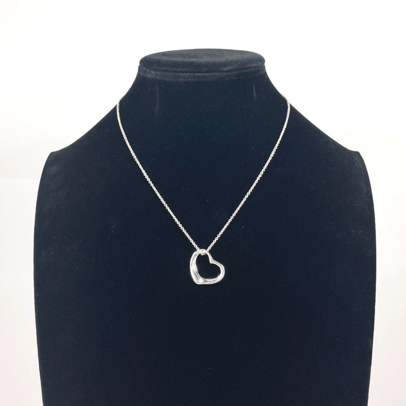 TIFFANY&Co. Necklace Open heart Elsa Peretti Silver925 Silver Women Second hand