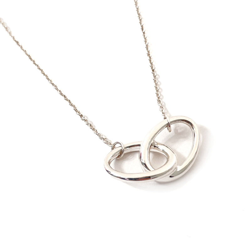 TIFFANY&Co. Necklace Double loop Elsa Peretti Silver925 Silver Women Second hand