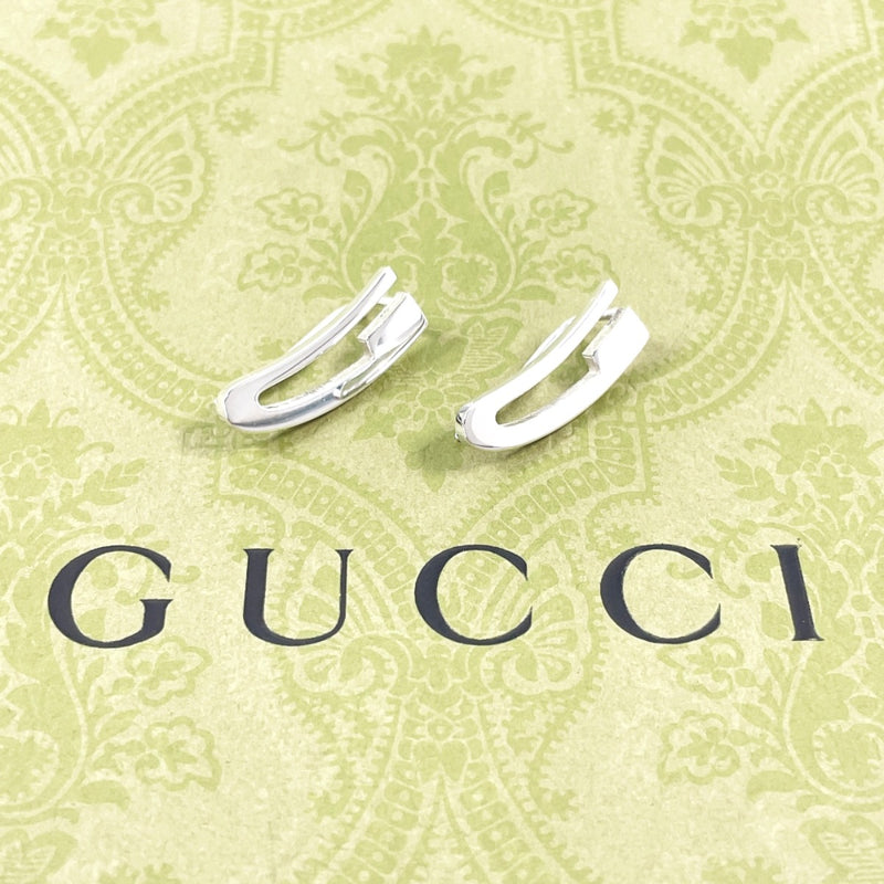 GUCCI earring G logo Silver925 Silver Women Second hand