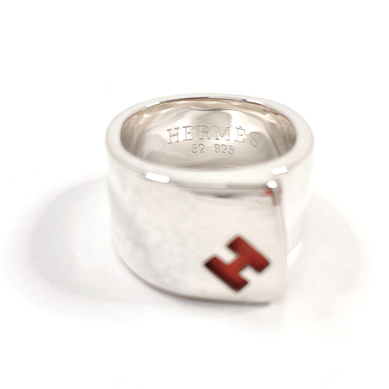 HERMES Ring candy Silver925 #US 5 1/4 Silver Silver Women Second hand