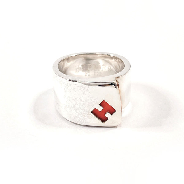 HERMES Ring candy Silver925 #US 5 1/4 Silver Silver Women Second hand