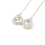 TIFFANY&Co. Necklace Double rubbing heart Paloma Picasso Silver925 Silver Women Second hand