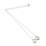 TIFFANY&Co. Necklace Double rubbing heart Paloma Picasso Silver925 Silver Women Second hand