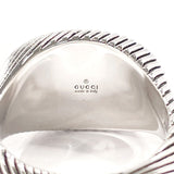 GUCCI Ring Double G twist Silver925 #US 6 3/4 Silver unisex Second hand