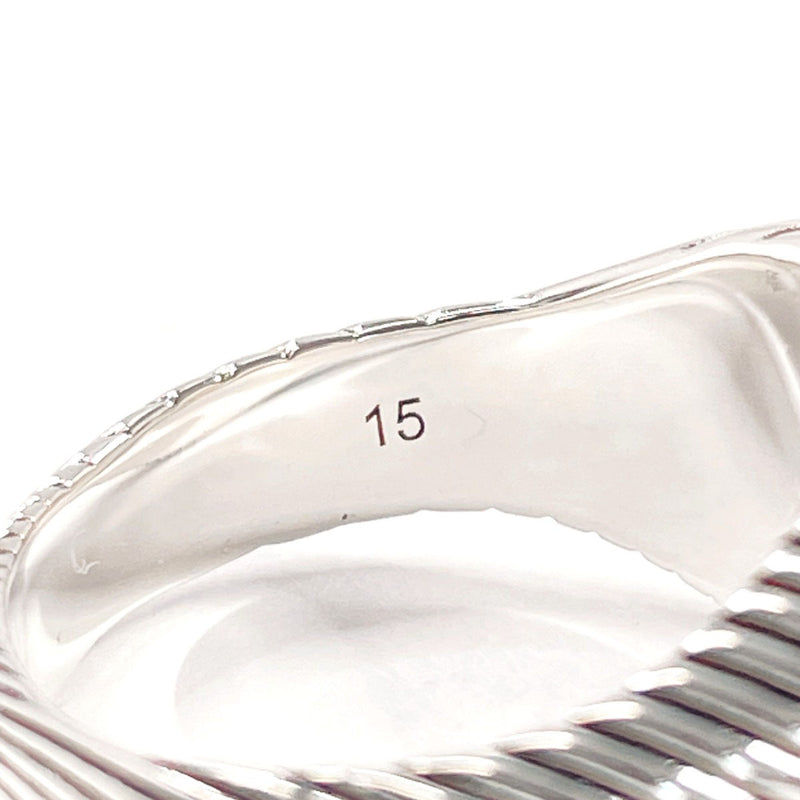 GUCCI Ring Double G twist Silver925 #US 6 3/4 Silver unisex Second hand