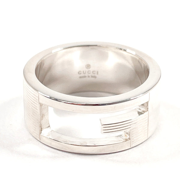 GUCCI Ring Branded Cutout G Silver925 #US 4 3/4 Silver Women Second hand
