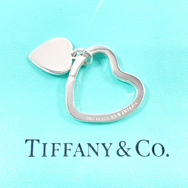 TIFFANY&Co. key ring heart tag key ring Sterling Silver Silver Women Second hand