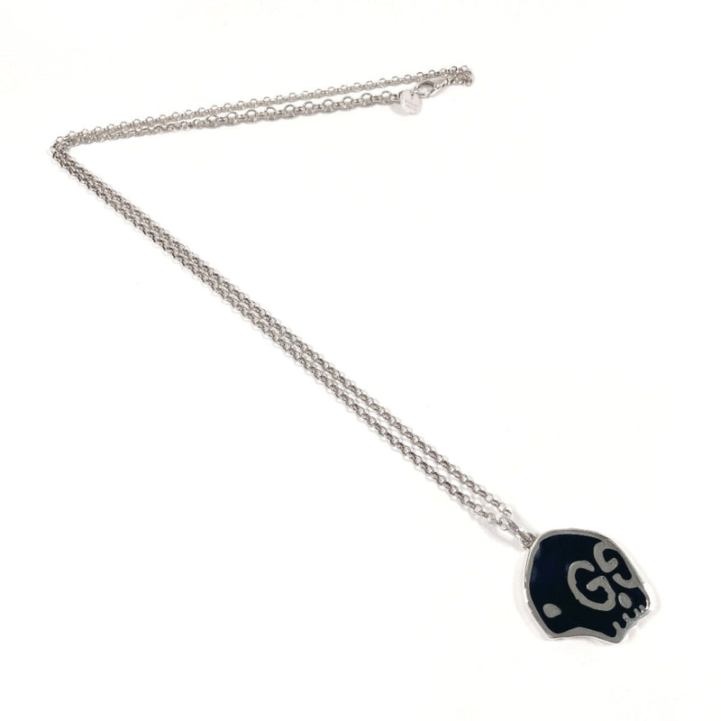 GUCCI Necklace Ghost Skull Silver925 Silver Silver unisex Second
