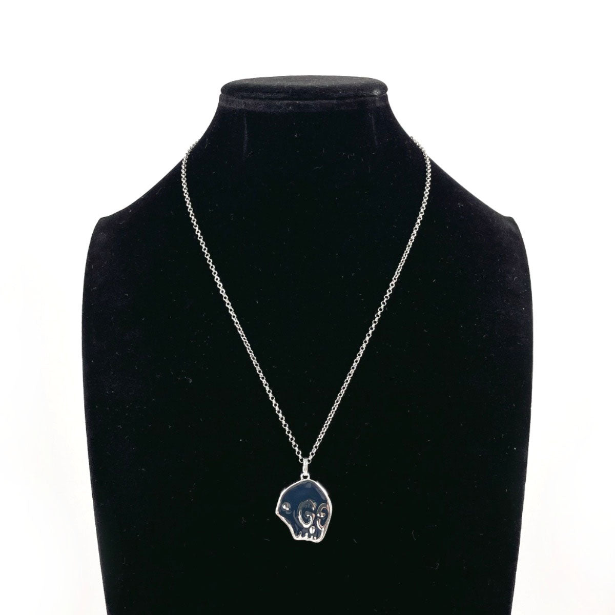 GUCCI Necklace Ghost Skull Silver925 Silver Silver unisex Second