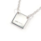 GUCCI Necklace Square with logo Silver925 Silver unisex Second hand