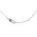 GUCCI Necklace Square with logo Silver925 Silver unisex Second hand