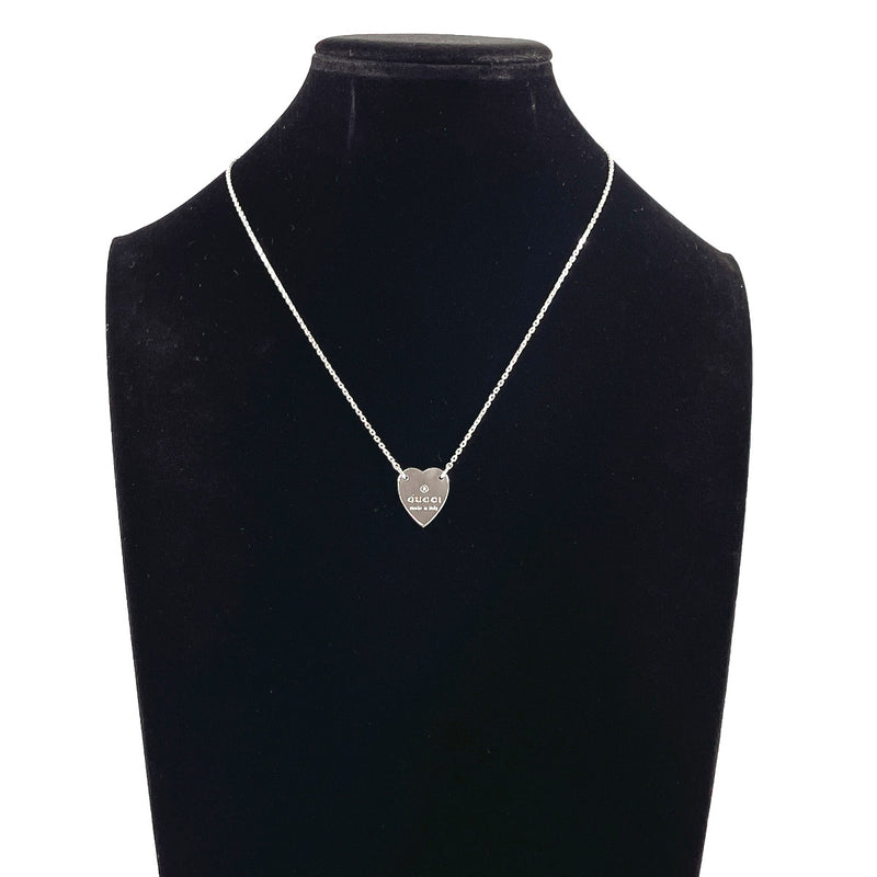 GUCCI Necklace 223512 J8400 8106 Trademark Heart Silver925 Silver Women Second hand