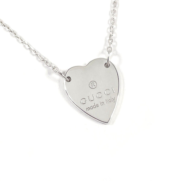 GUCCI Necklace 223512 J8400 8106 Trademark Heart Silver925 Silver Women Second hand