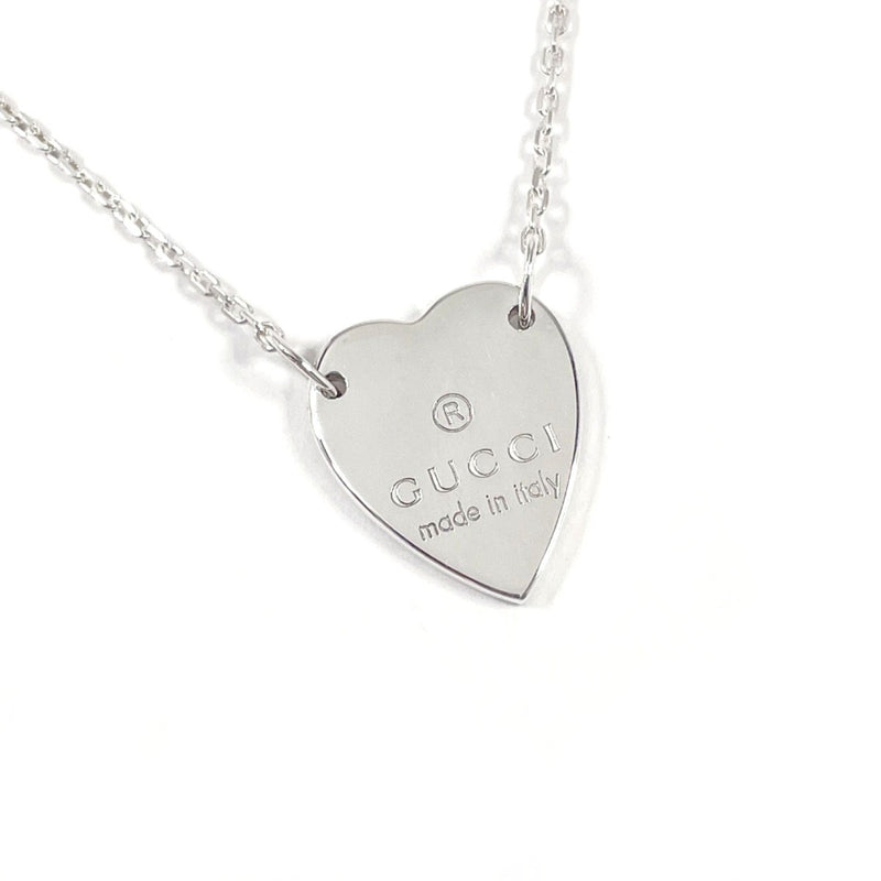 GUCCI Necklace 223512 J8400 8106 Trademark Heart Silver925 Silver Women Second hand