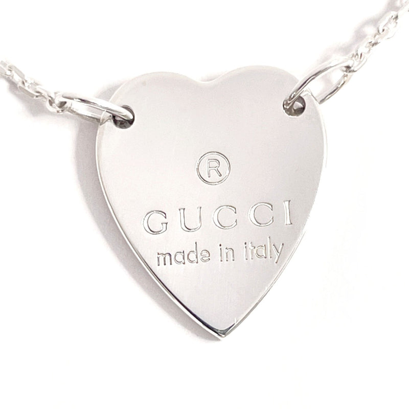 GUCCI Necklace 223512 J8400 8106 Trademark Heart Silver925 Silver Women Second hand