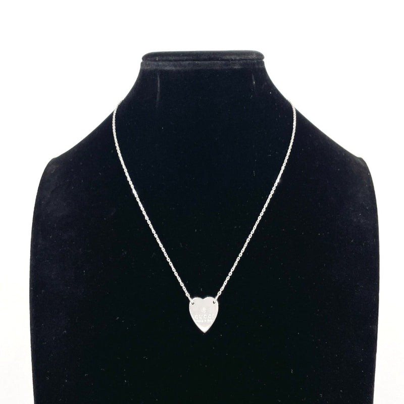 GUCCI Necklace 223512 J8400 8106 Trademark Heart Silver925 Silver Women Second hand