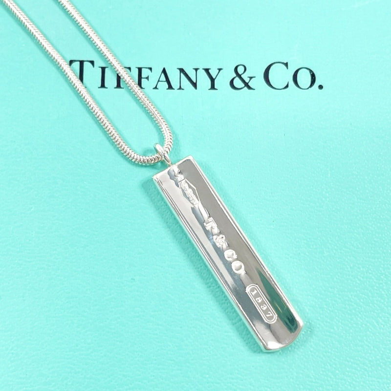 TIFFANY&Co. Necklace 1837 Bar Pendant Silver925 Silver unisex Second hand