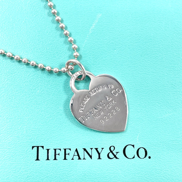TIFFANY&Co. Necklace Heart tag Return to Silver925 Silver Women Second hand