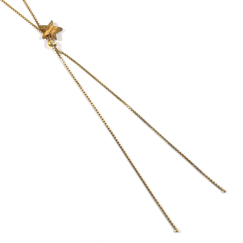 BOTTEGAVENETA Necklace Star motif Silver925 gold Women Second hand