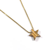 BOTTEGAVENETA Necklace Star motif Silver925 gold Women Second hand