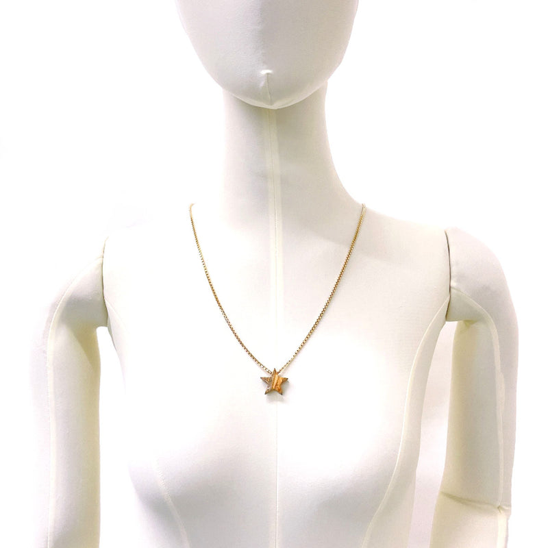 BOTTEGAVENETA Necklace Star motif Silver925 gold Women Second hand