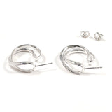 Georg Jensen earring Infinity Silver925 Silver Women Second hand