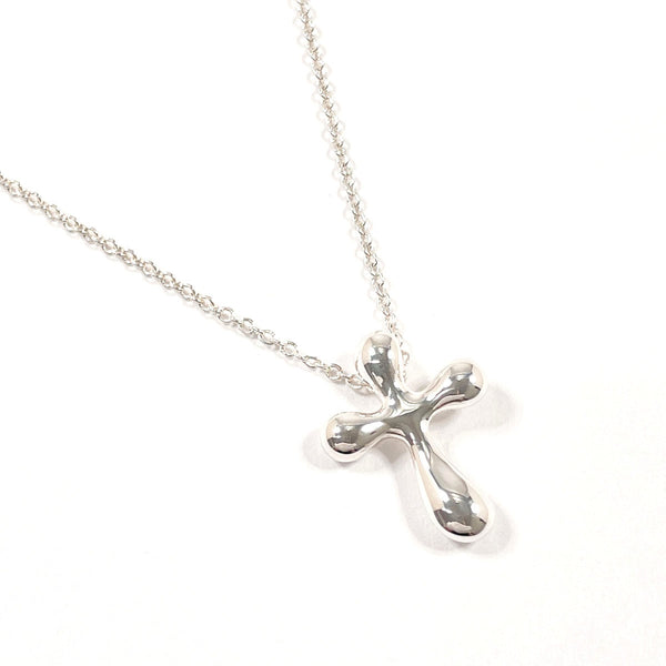 TIFFANY&Co. Necklace Cross mini Elsa Peretti Silver925 Silver Women Second hand