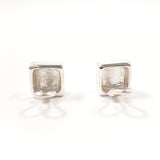 CHANEL Earring square clover vintage Silver925 Silver Women Second hand