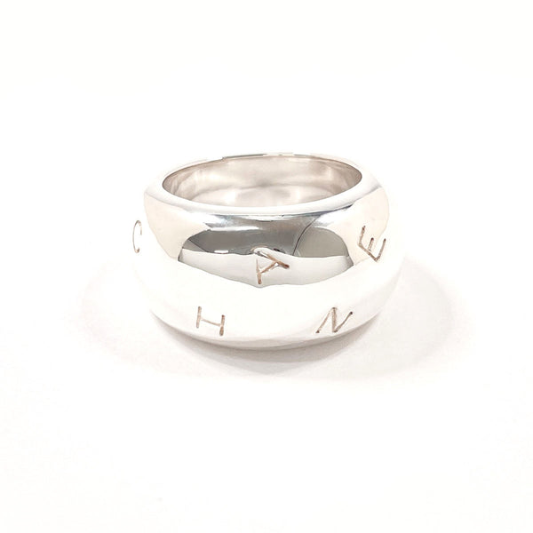 CHANEL Ring logo vintage Silver925 #US 5 1/4 Silver Women Second hand
