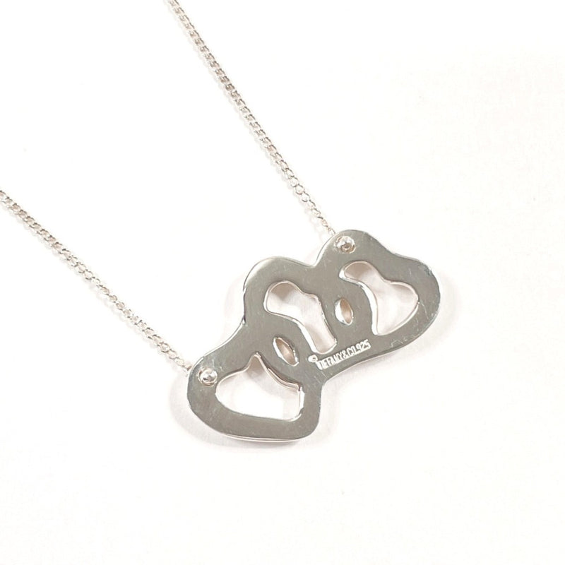 TIFFANY&Co. Necklace Triple heart Silver925 Silver Women Second hand