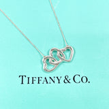 TIFFANY&Co. Necklace Triple heart Silver925 Silver Women Second hand