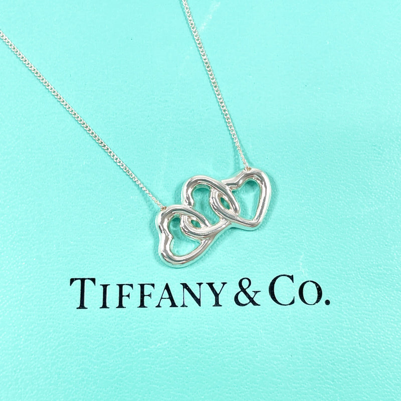 TIFFANY&Co. Necklace Triple heart Silver925 Silver Women Second hand