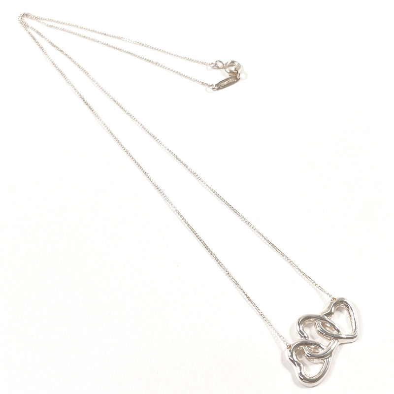 TIFFANY&Co. Necklace Triple heart Silver925 Silver Women Second hand