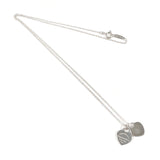 TIFFANY&Co. Necklace Return to Mini double heart tag Silver925 Silver Women Second hand